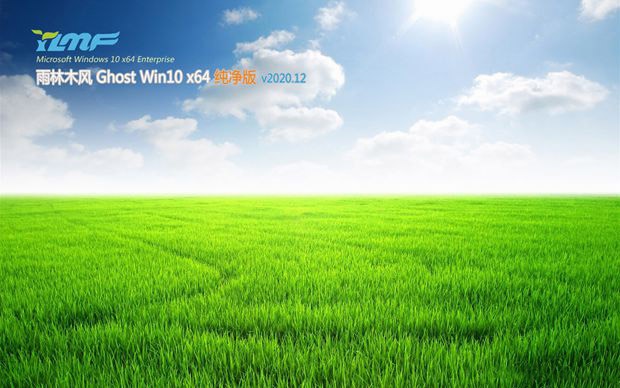 雨林木风Win10 x64位 全新纯净版系统 v2020.12