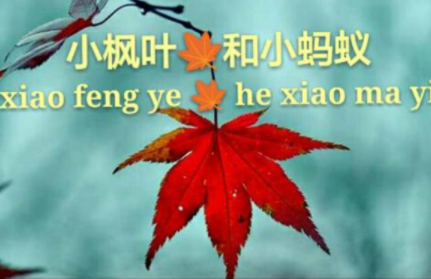 小蚂蚁和小红叶
