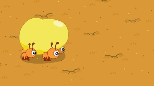 帮助蚂蚁的小猪