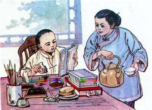 陈毅吃墨水的故事