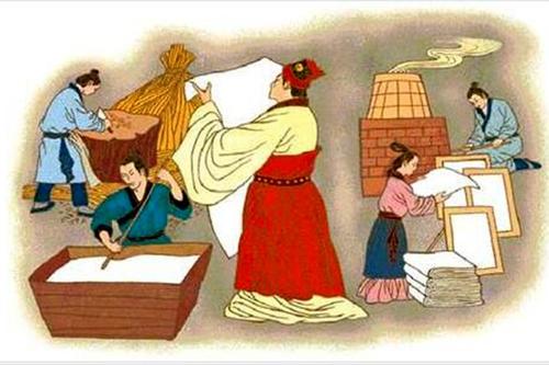 蔡伦造纸的故事