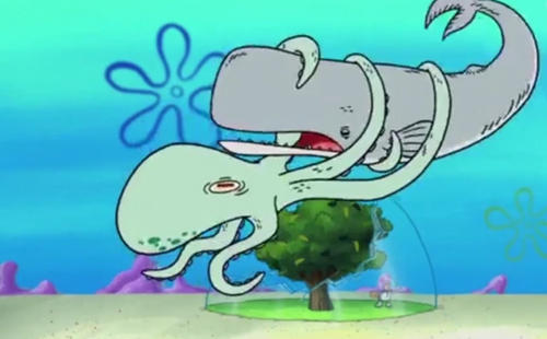 抹香鲸战大章鱼