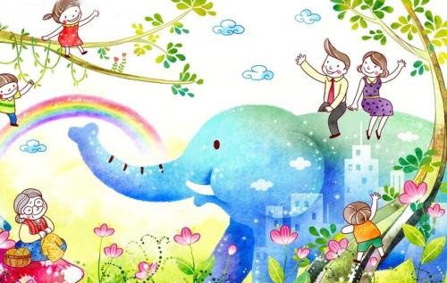 大象伯伯送南瓜