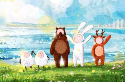 小兔和五个朋友