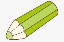 卡佳有两支绿颜色的铅笔