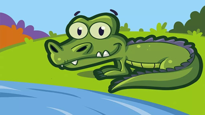 不敢张嘴的小鳄鱼