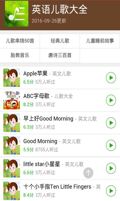 幼儿园经典儿歌大全