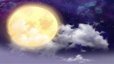 顽皮月亮假扮西瓜