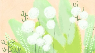 小白兔与蒲公英仙子