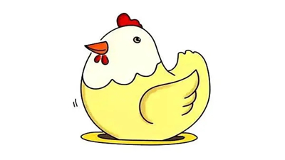 散步的母鸡遇见狼