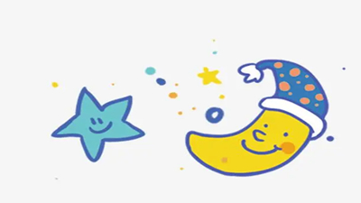 月亮边上的星星