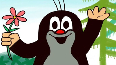 鼹鼠先生捡到一朵有香味的花