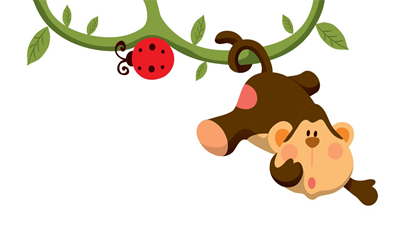 不懂礼貌的小猴子