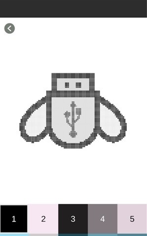 蜜蜂像素艺术书