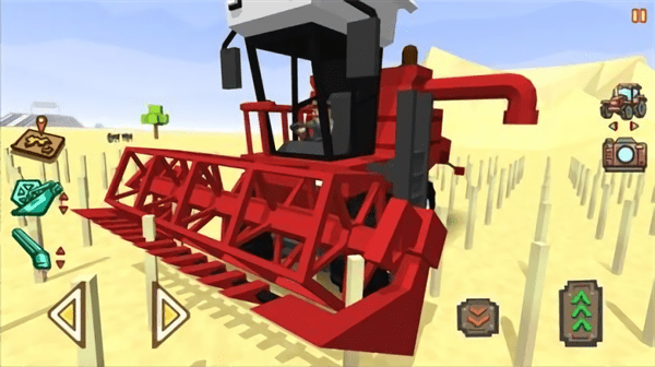 巨大的农场赛车最新版(blocky farm racing)