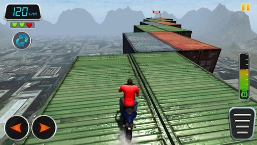 不可能的轨道天空自行车