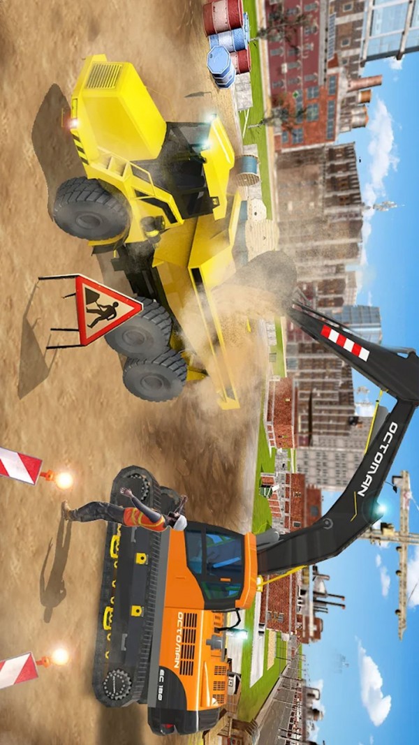 挖掘机解压模拟器