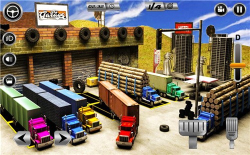 欧洲木材运输车