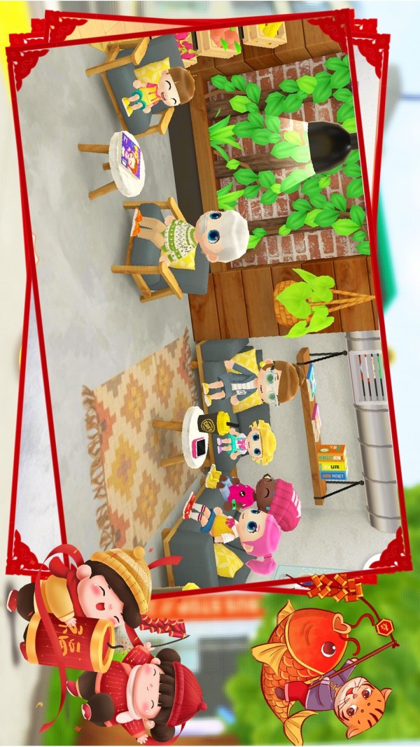 樱花小镇萌萌装扮