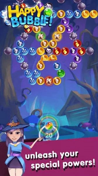 开心泡泡龙魔法少女