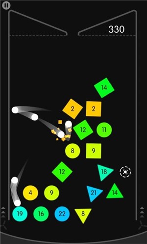 找到第一个小白球