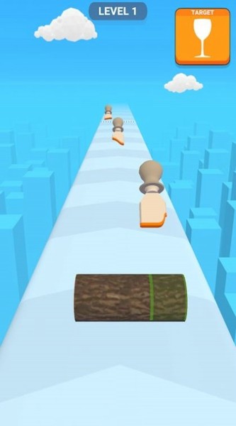 DIY旋转木头跑酷