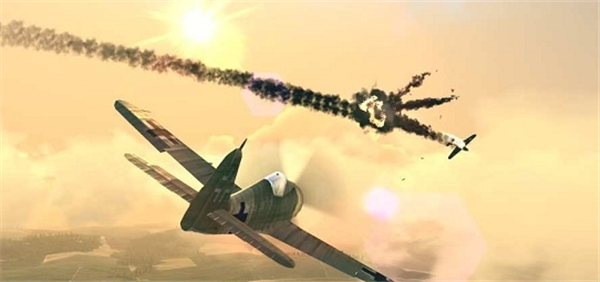 二战战机空中混战