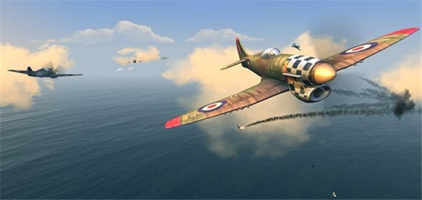 二战战机空中混战