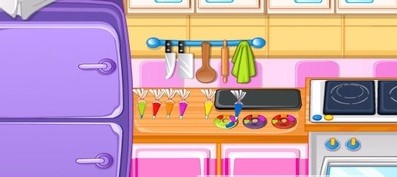 学做彩虹甜圈饼干