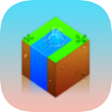 瀑布3D场景拼图