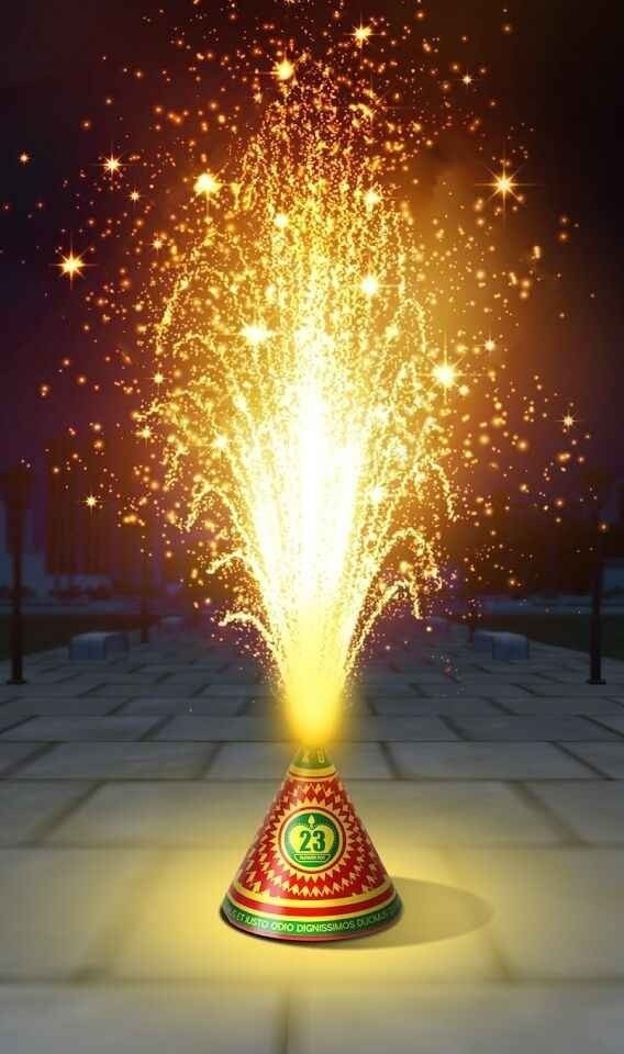 排灯节焰火表演