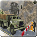 军用卡车检查站