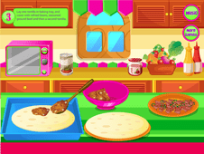 墨西哥比萨烹饪