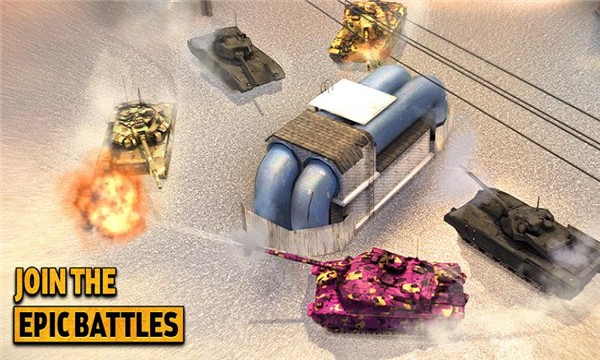 坦克攻击前线作战风暴