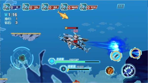 机械鲨鱼模拟器