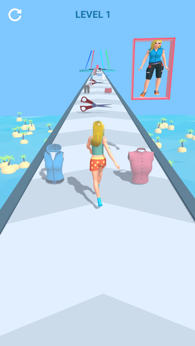 娃娃奔跑3D美容挑战