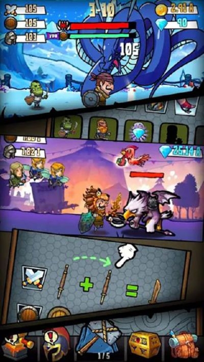 合并与伪造空闲武器大师无限金币