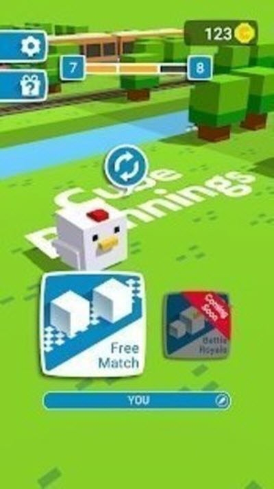 立方体跑道游戏