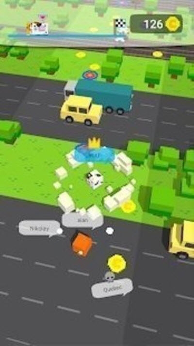 立方体跑道游戏