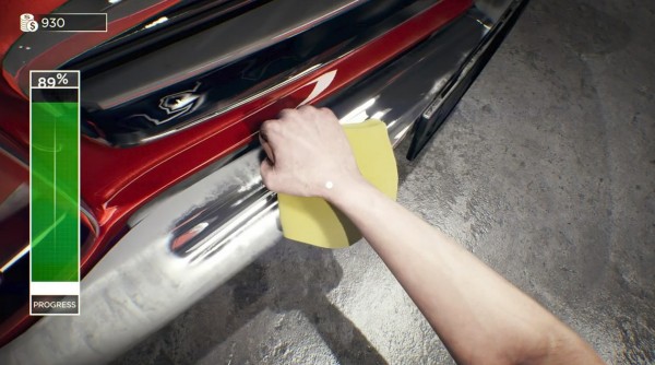 汽车美容模拟器