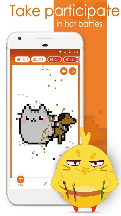 dots.io像素艺术大战