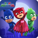 睡衣小英雄月下飞翔