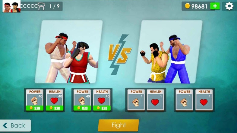 空手道格斗游戏