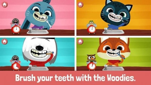 小浣熊刷牙