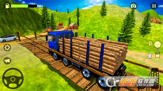 重型卡车建材运输模拟
