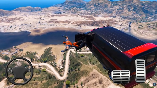 英雄坡道赛车特技