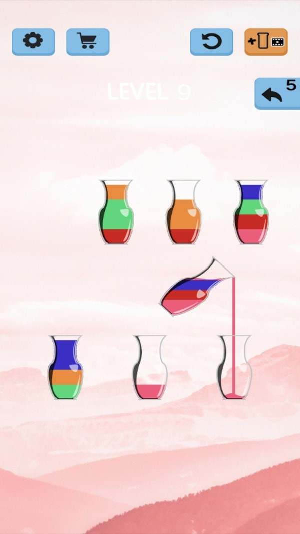 水彩排序拼图免费版