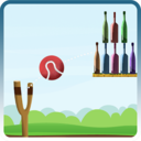 弹弓击倒瓶子手游