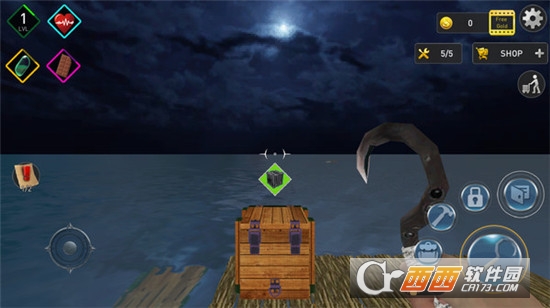 木筏求生海洋模拟