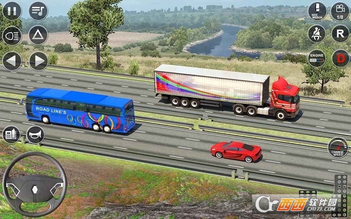 欧洲卡车驾驶模拟器3d